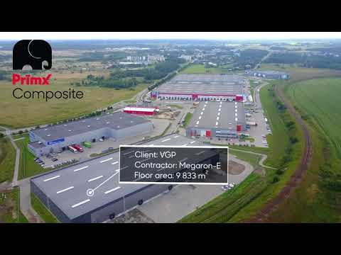 Primekss high quality concrete floors for Nehatu logistics park