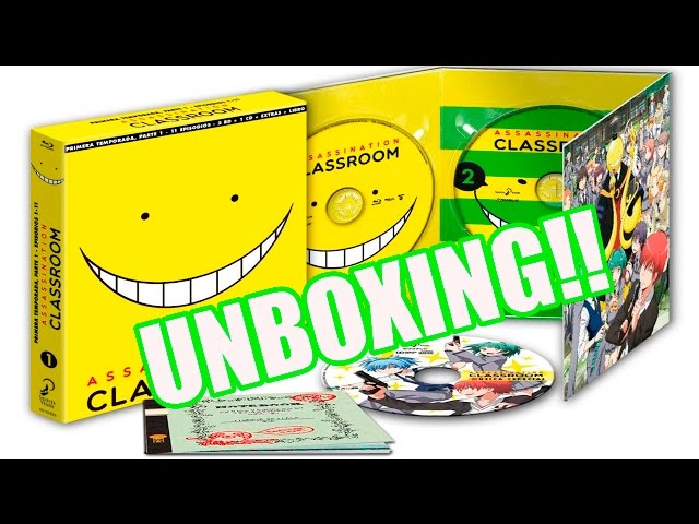 Vídeo relacionado con Assassination Classroom Bluray Edición Coleccionistas A4 [Blu-ray]