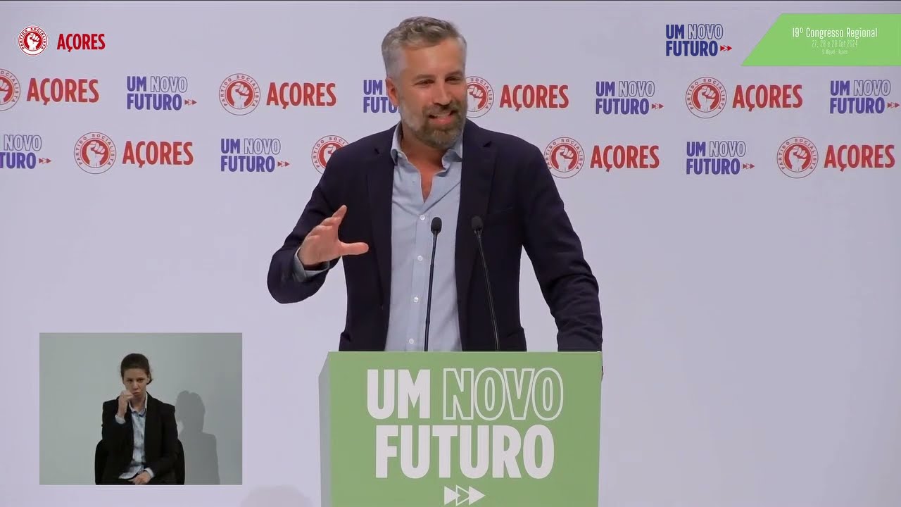 Pedro Nuno Santos no XIX Congresso do PS/Açores