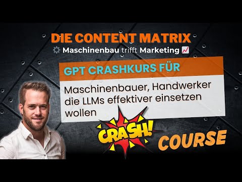 #113 - ChatGPT im Maschinenbau – Ein kostenfreier Crashkurs für bessere Ergebnisse