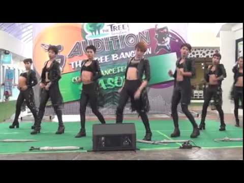 150503 The Boy Angel Cover KPOP - black swan + A rainbow @Audition เดอะทรีบางบอน
