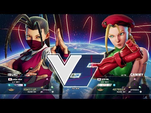 Yukadon (Ibuki) vs NL (Cammy)：ゆかどん（いぶき）vs NL（キャミィ）