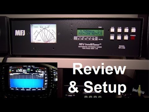 MFJ-998 automatic antenna tuner 1500 Watts - Review and Setup