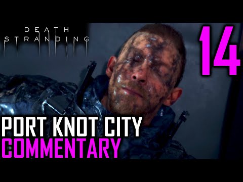 Death Stranding Walkthrough Part 14 - Port Knot City Arrival (PS4 Gameplay)