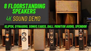 Pick your best speaker!  8 Floor-standing Speakers Sound Battle!