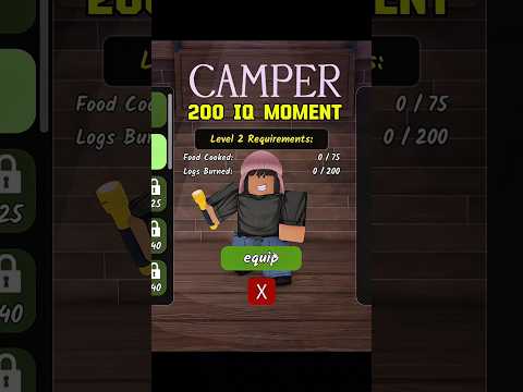 Camper Class be like on 99 nights in the forest