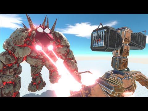 SERINHEADV2 VS WORKSHOP PREFABS UNITS EPIC BATTLES - ANIMAL REVOLT BATTLE SIMULATOR