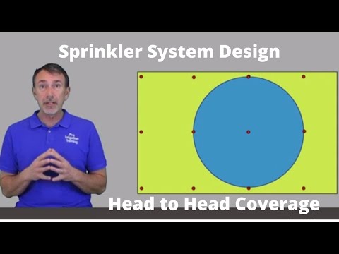 Head To Head Coverage in Irrigation Design (sprinkler system design)