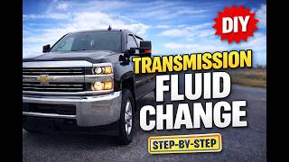 Chevrolet 2500 Transmission Fluid Change | DIY | Step by Step | 6L90