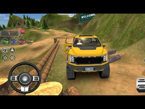 JEEP 4X4 DRIVING 3D - YELLOW JEEP DRIVING OFFROAD | JEEP MUD RACING 3D | CAR GAME 2026