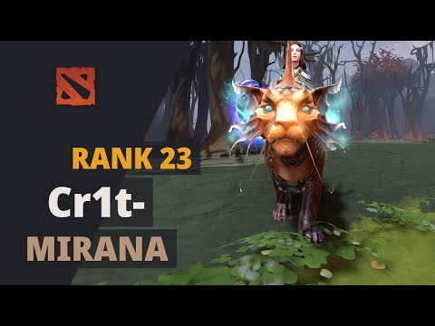 Cr1t- (Rank 23) plays Mirana Dota 2 Full Game
