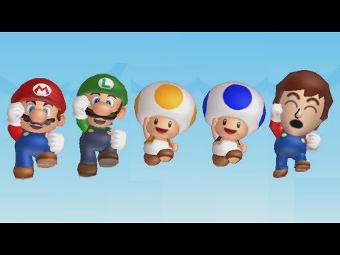 New Super Mario Bros. U - All Characters