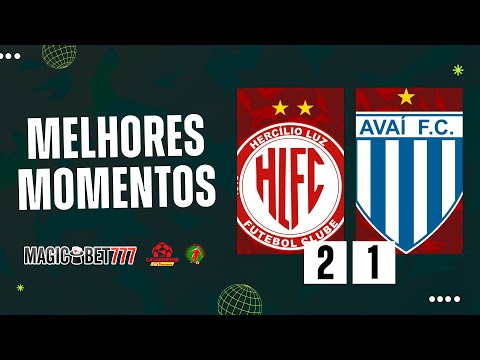 Gols e lances de Hercílio Luz x Avaí