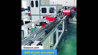 complete belt driven linear actuators kit with servo motor for factory automation