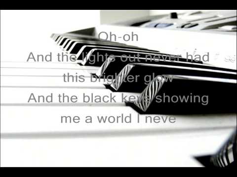 black keys- jonas brothers lyrics on screen