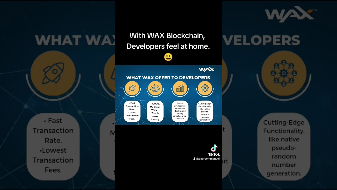 With WAX Blockchain, Developers feel at home 😊😃. #WAX #collectibles