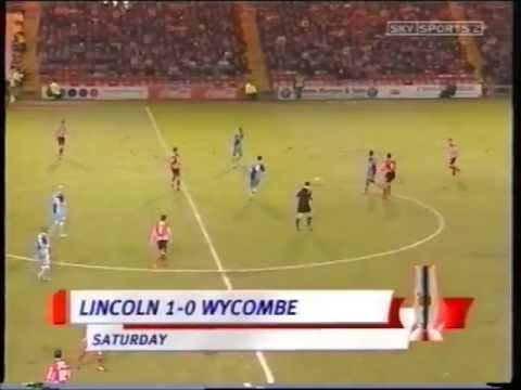 LINCOLN CITY V WYCOMBE WANDERERS 30th December 2006