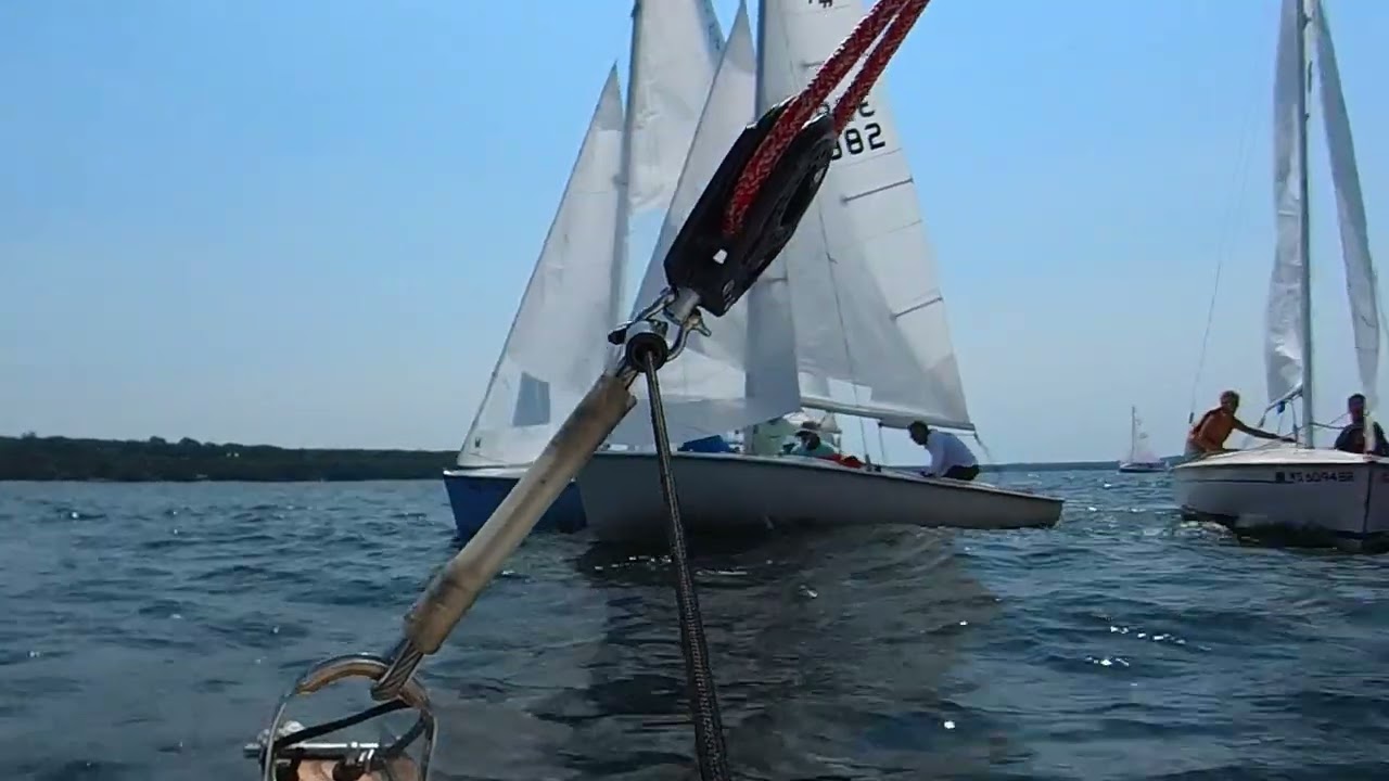 Dramatic Finish Line Overtake at Ephraim Yacht Club Regatta 2024| Sailing With My Brother