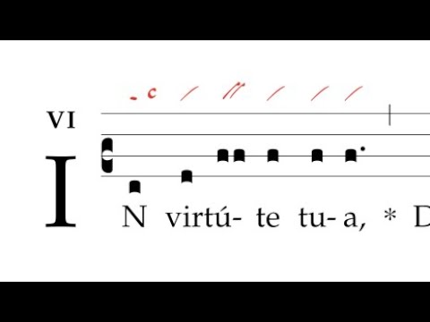 Offertorium: In virtute tua