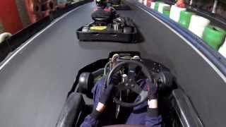 preview picture of video 'Rayleigh GoKarting Practice GoPro Helmet Cam'