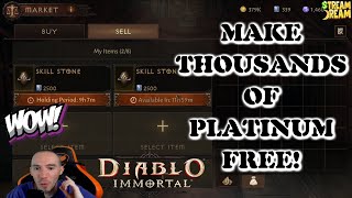 How To Make LOTS of Platinum | Charm Guide | Skill Stones | Diablo Immortal