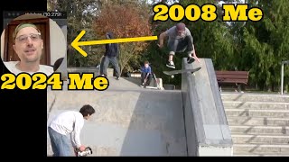 Reacting To My 2008 Skate Part 16 Years Later In 2024