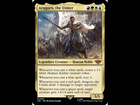 Aragorn the uniter - Human typal deck tech.