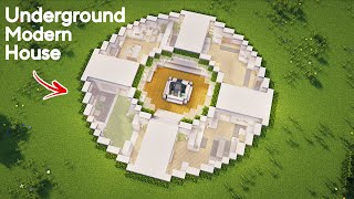 Minecraft | How To Build a Underground Modern House🏠