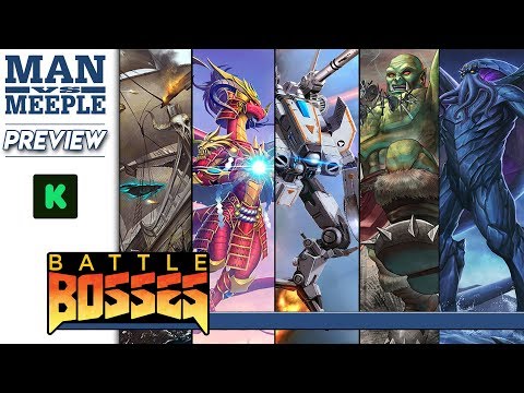 Battle Bosses Preview by Man Vs Meeple