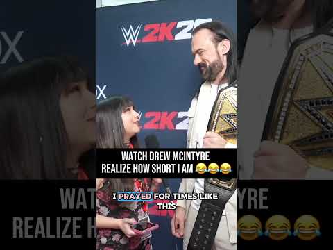 DREW MCINTYRE REACTS TO HOW SHORT I AM 🤣