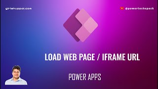 How to load dynamic Web Page (IFrame URL) in a model driven app using JavaScript