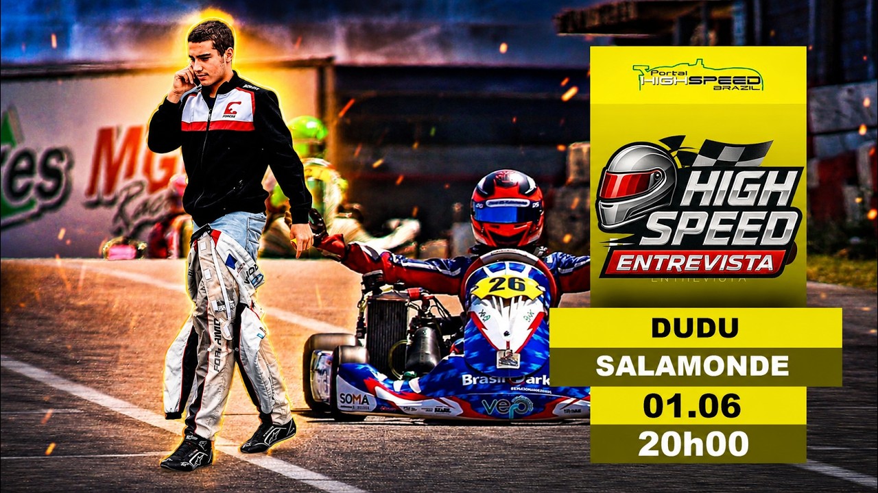 🎤 DUDU SALOMONDE | Piloto de Kart Profissional | HIGH SPEED ENTREVISTA | AO VIVO