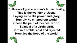 Fullness of grace in man&#39;s frailty • Keith Getty, Kristyn Getty &amp; Stuart Townend