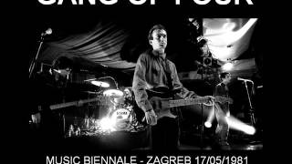GANG OF FOUR - Zagreb 1981 (audio)