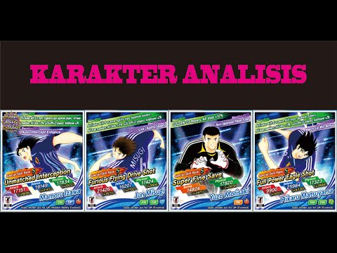 Karakter Analisis - JAPAN GOLDEN 23, Izawa Misugi Morisaki Matsuyama ~ CAPTAIN TSUBASA DREAM TEAM