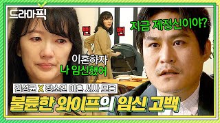 [신성한, 이혼] 김성균X장소연 이혼 서사 모음📁 불륜한 와이프의 충격적인 임신 고백과 이혼 요구