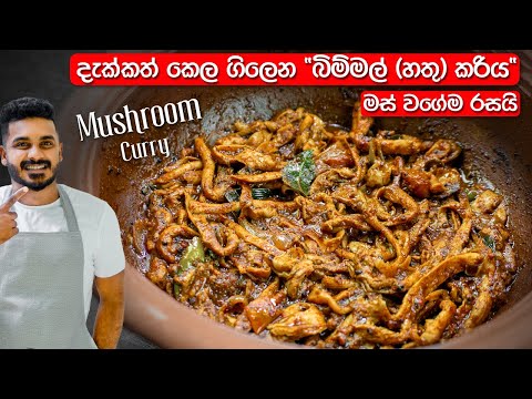මේ විදිහට "හතු(බිම්මල්)" හැදුවොත්, වෙන මුකුත් ඕනි නෑ | Mushroom Curry | Hathu Curry