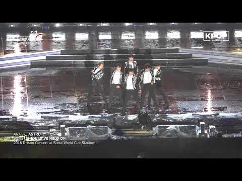 ASTRO - SHOULD'VE HELD ON at Dream Concert 2018드림콘서트 180512