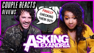COUPLE REACTS - ASKING ALEXANDRIA &quot;Not The American Average&quot; - REACTION / REVIEW
