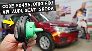 CODE P0456 01110 EVAP SYSTEM LEAK DETECTED TSI VW AUDI SEAT SKODA