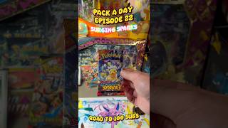 IT’S SURGING TIME, Episode 22, Pack A Day! #pokemon #packaday #challenge #tcg #surgingsparks #fypシ