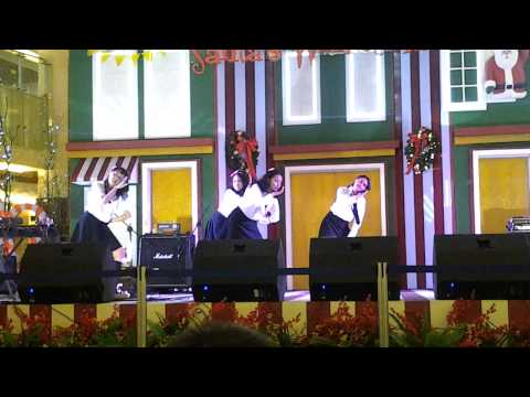 141228  A-pple (A-pink Cover) - NoNoNo + Mr.Chu ver 2 at PluitVillage