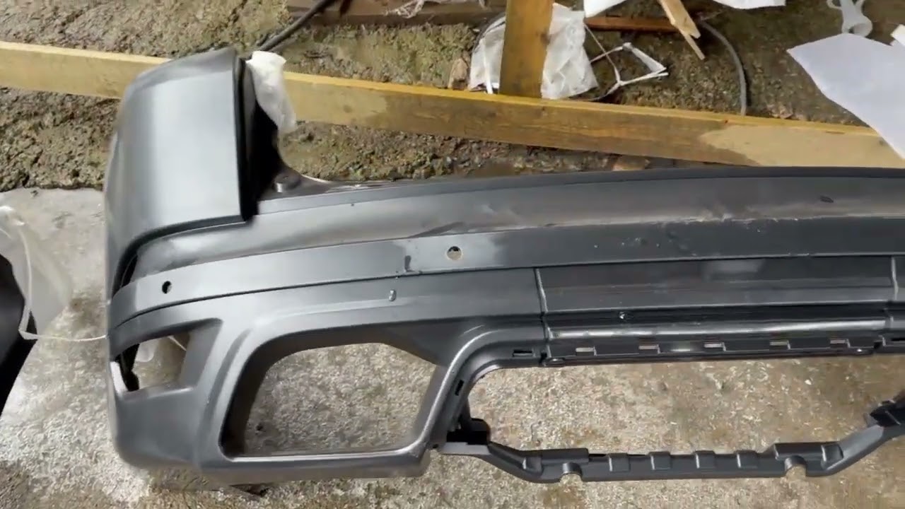 Range Rover Sport 2014-2022 гг. Задний бампер SVR (2018-2022) Video 1