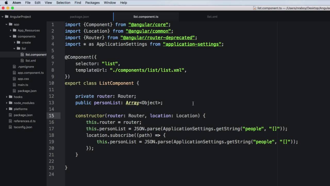 Build A Simple Mobile App With NativeScript And Angular 2