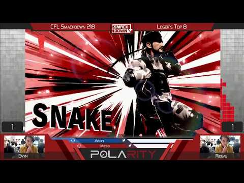 CFL Smackdown Ultimate 218 - Evyn (Snake) vs Rideae (Pichu) - Losers Top 8