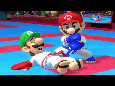 Mario & Sonic at the Olympic Games Tokyo 2020 - All Character Takedown Animations (Karate)