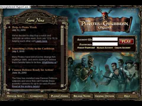 Pirates Online- Registration