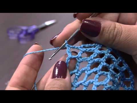Mulher.com 23/02/2015 Eliete Massi - Green crochet blouse with clip Part 2/2