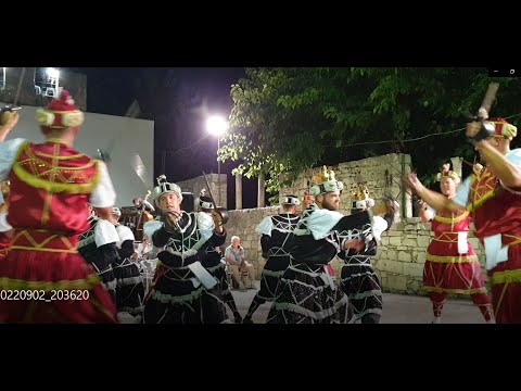Dança de Espada Moreska Barroca no Festival Korkyra de 2022 em Korcula