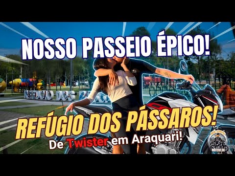 Fui de Moto até o Refúgio dos Pássaros em Araquari! 🏍️🌿
